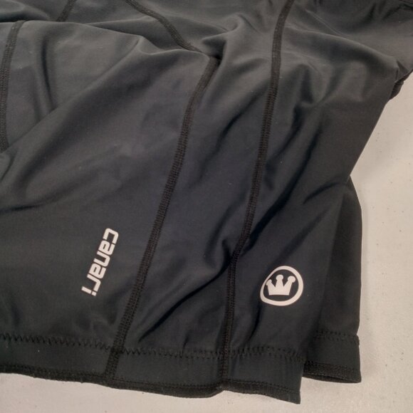 Canari Cycling Shorts Men XL Black Padded Stretch Nylon Spandex Bike Athletic - Picture 9 of 16